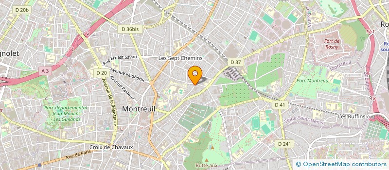 localisation de l'entreprise MONSIEUR AHMED ELGENDY à MONTREUIL