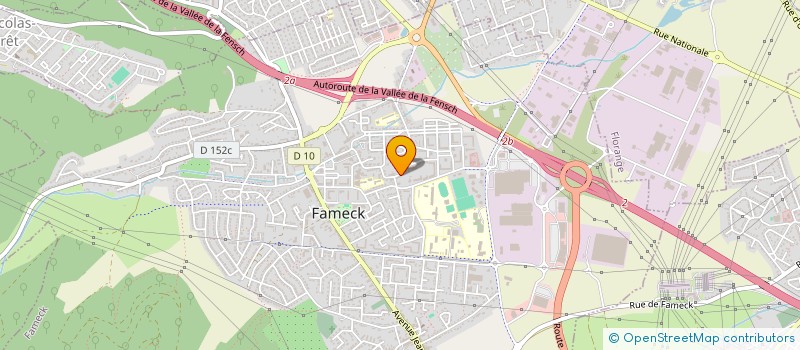 localisation de l'entreprise MONSIEUR AHMED ELKERADCHI  FAMECK