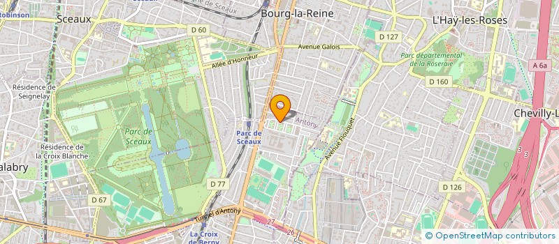 localisation de l'entreprise MONSIEUR AHMED ELLEUCH  ANTONY