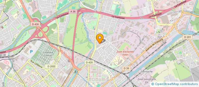 localisation de l'entreprise MONSIEUR AHMED ELSAADAWY  ILLZACH