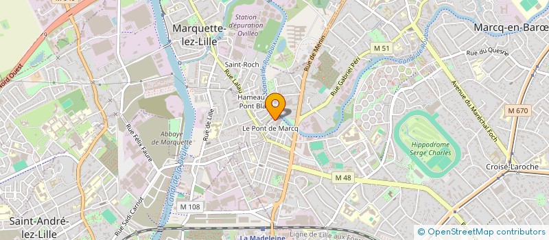 localisation de l'entreprise MONSIEUR AHMED ELSHIKH à MARCQ-EN-BARŒUL