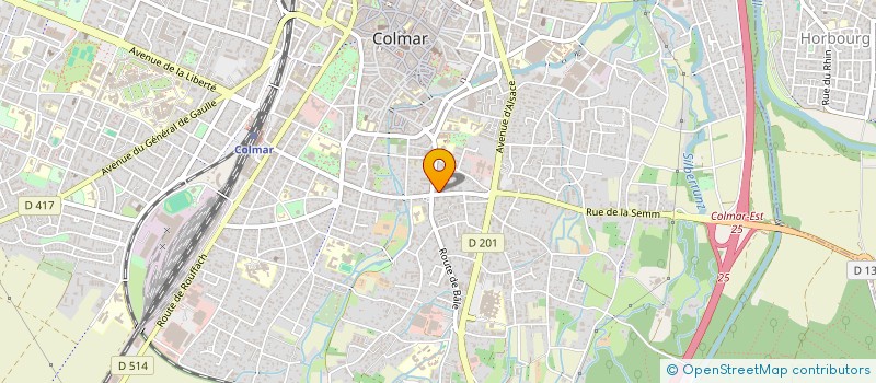 localisation de l'entreprise MONSIEUR AHMED ELTAWIL  COLMAR