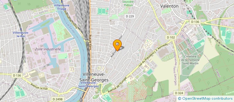 localisation de l'entreprise MONSIEUR AHMED EMAD  VILLENEUVE-SAINT-GEORGES