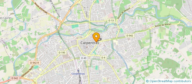 localisation de l'entreprise MONSIEUR AHMED ERDEM  CARPENTRAS