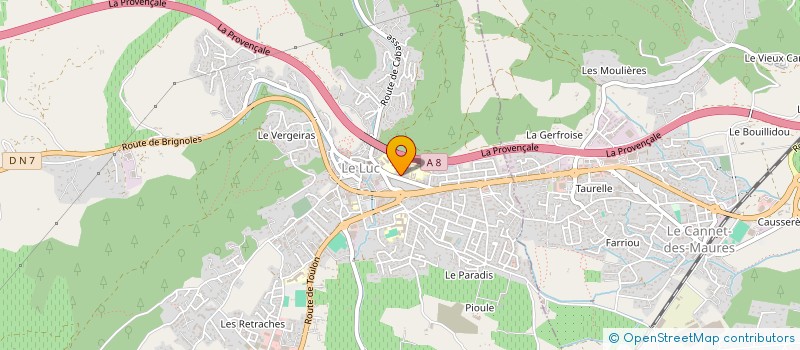 localisation de l'entreprise MONSIEUR AHMED ERRAMI à LE LUC