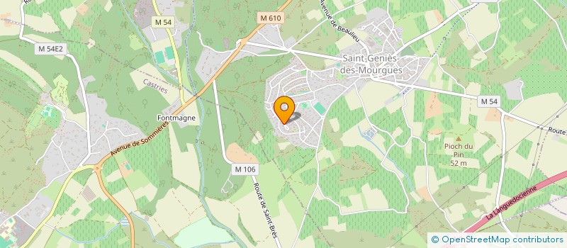 localisation de l'entreprise MONSIEUR AHMED ERRAMI  SAINT-BAUZILLE-DE-MONTMEL