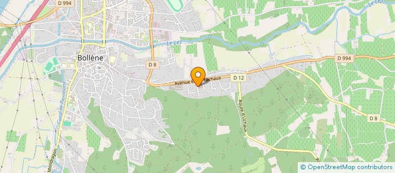 localisation de l'entreprise MONSIEUR AHMED EZZAHR à BOLLENE