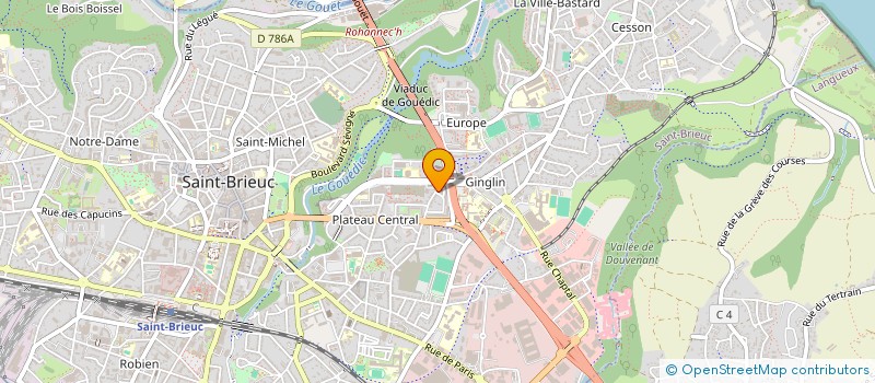 localisation de l'entreprise MONSIEUR AHMED FADHLAOUI à SAINT-BRIEUC