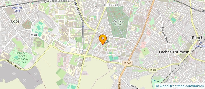 localisation de l'entreprise MONSIEUR AHMED FADI  LOOS