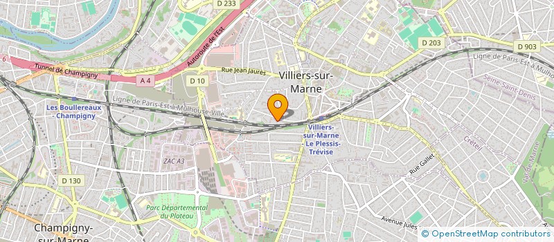 localisation de l'entreprise MONSIEUR AHMED FALI  VILLIERS-SUR-MARNE