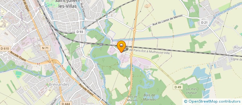 localisation de l'entreprise MONSIEUR AHMED FANIDI  BREVIANDES