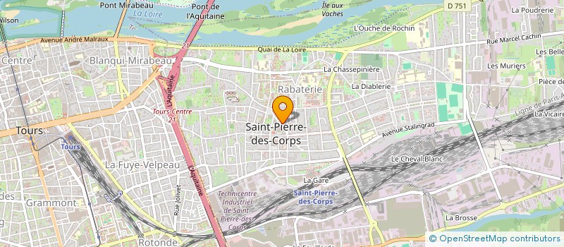 localisation de l'entreprise MONSIEUR AHMED FAROUZ  SAINT-PIERRE-DES-CORPS