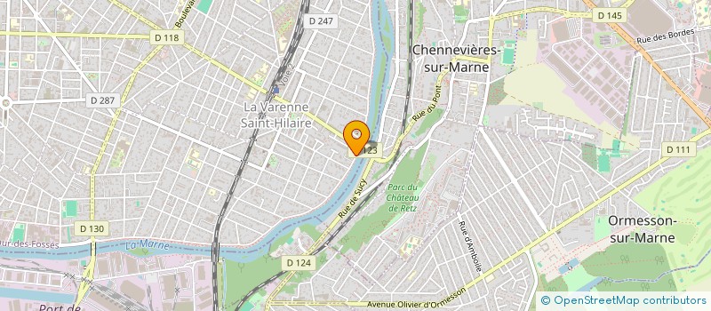 localisation de l'entreprise MONSIEUR AHMED FAYYAZ  SAINT-MAUR-DES-FOSSES