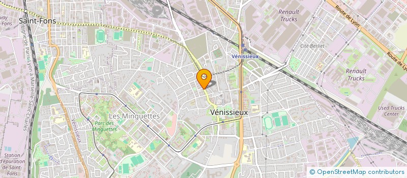 localisation de l'entreprise MONSIEUR AHMED FELLAH  VENISSIEUX