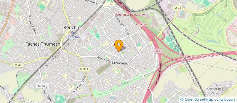 localisation de l'entreprise MONSIEUR AHMED FERCHICHI  RONCHIN