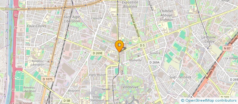 localisation de l'entreprise MONSIEUR AHMED FONNAS  GRENOBLE