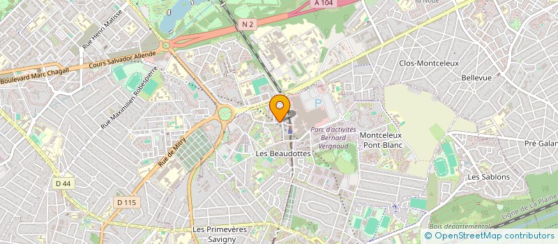 localisation de l'entreprise MONSIEUR AHMED GAAD à SEVRAN