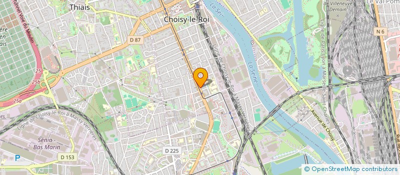 localisation de l'entreprise MONSIEUR AHMED GABAJI  CHOISY-LE-ROI