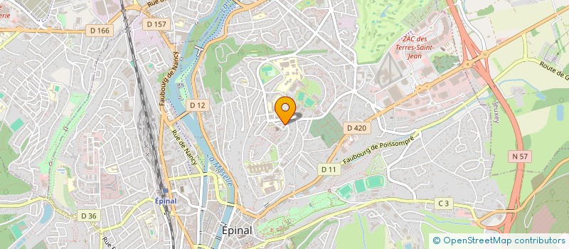 localisation de l'entreprise MONSIEUR AHMED GADOUR à EPINAL