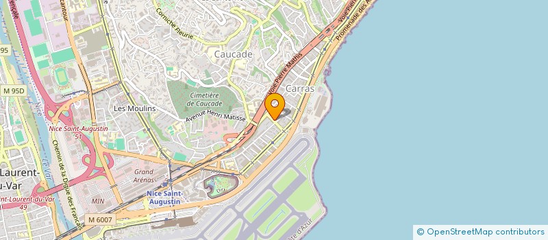 localisation de l'entreprise MONSIEUR AHMED GAIDA MAHJOUB à NICE