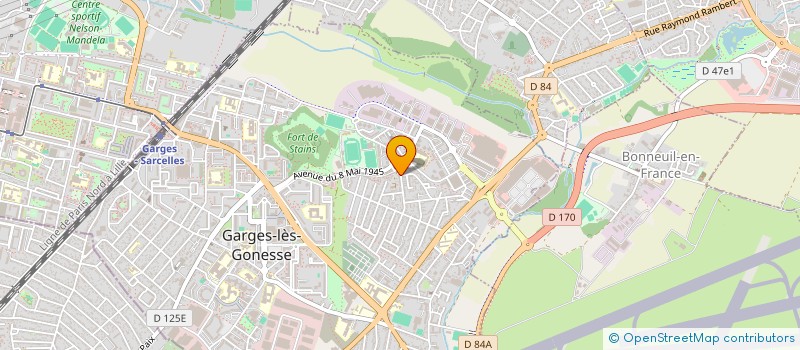 localisation de l'entreprise MONSIEUR AHMED GASMI  GARGES-LES-GONESSE