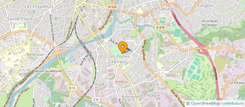 localisation de l'entreprise MONSIEUR AHMED GHALI  LIMOGES