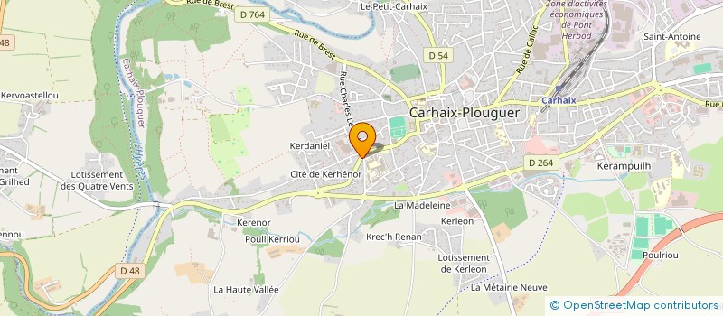 localisation de l'entreprise MONSIEUR AHMED GHARBI à CARHAIX-PLOUGUER