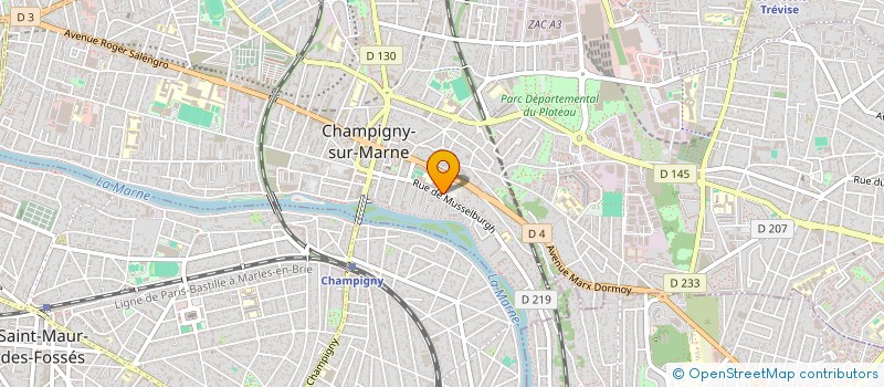 localisation de l'entreprise MONSIEUR AHMED GHARIANI à CHAMPIGNY-SUR-MARNE