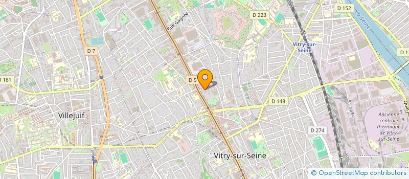 localisation de l'entreprise MONSIEUR AHMED GHAZALA  VITRY-SUR-SEINE