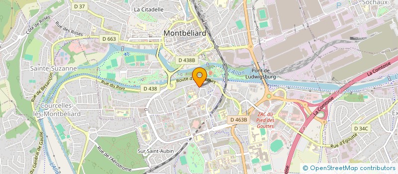 localisation de l'entreprise MONSIEUR AHMED GHERABI  MONTBELIARD