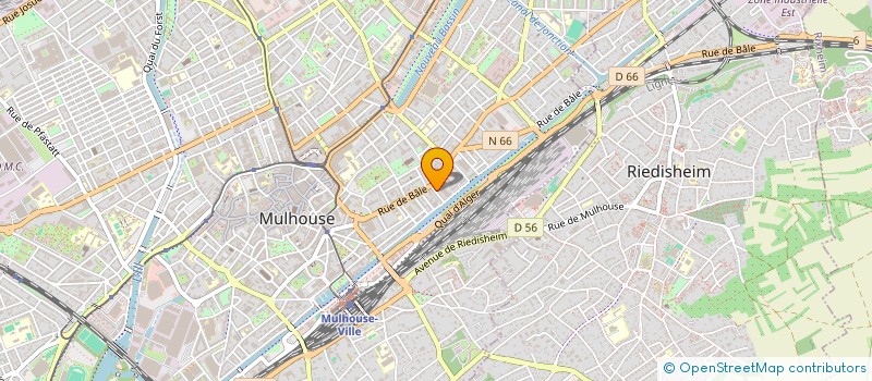 localisation de l'entreprise MONSIEUR AHMED GHERBI  MULHOUSE