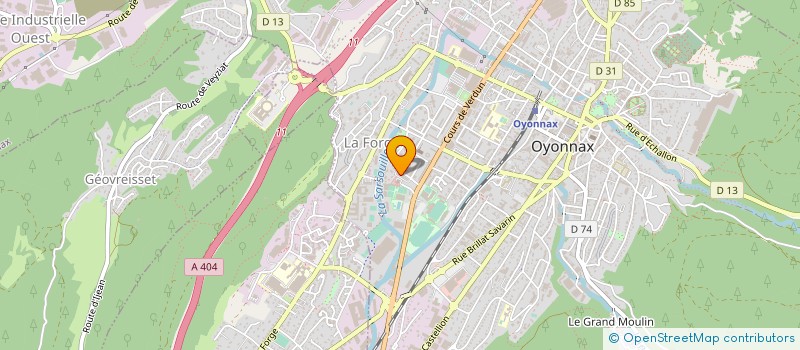 localisation de l'entreprise MONSIEUR AHMED GHOURRIZ à OYONNAX