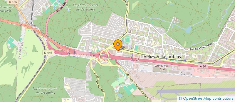 localisation de l'entreprise MONSIEUR AHMED GRIM à VELIZY-VILLACOUBLAY