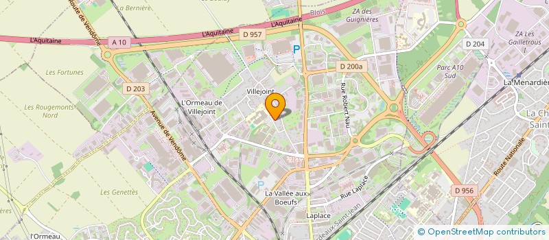 localisation de l'entreprise MONSIEUR AHMED GUEDDOURI  BLOIS