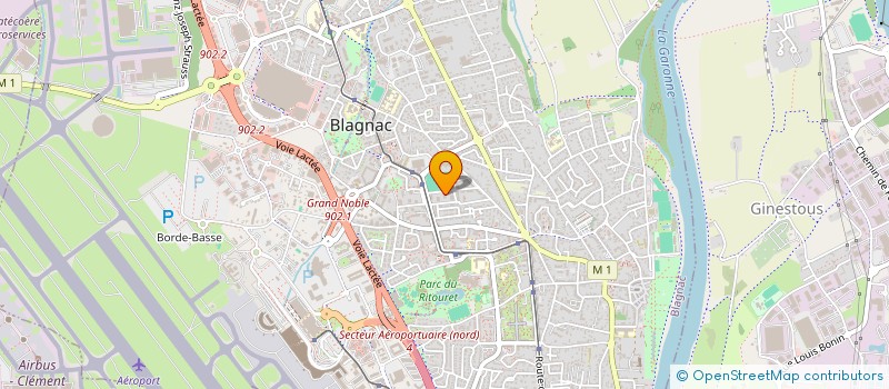 localisation de l'entreprise MONSIEUR AHMED GUEDIANE  BLAGNAC