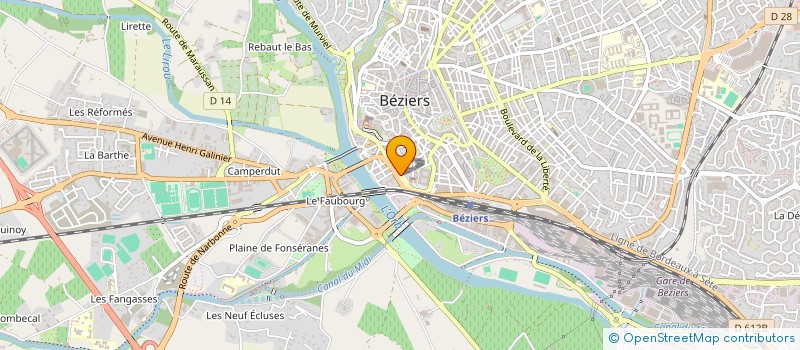 localisation de l'entreprise MONSIEUR AHMED GUENFOUD à BEZIERS
