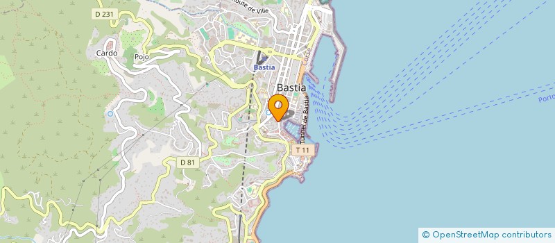 localisation de l'entreprise MONSIEUR AHMED GUERBAOUI à BASTIA