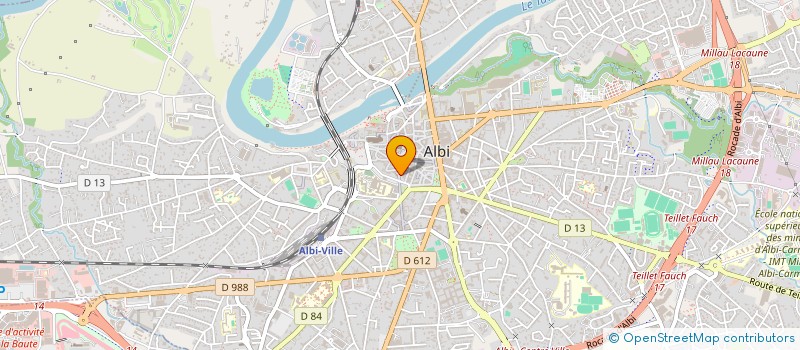 localisation de l'entreprise MONSIEUR AHMED GUERZIZ à ALBI