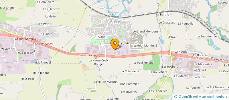 localisation de l'entreprise MONSIEUR AHMED HACHANI  BRECE