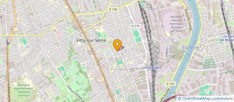 localisation de l'entreprise MONSIEUR AHMED HACHEMI  VITRY-SUR-SEINE