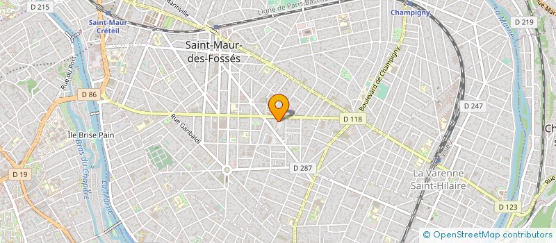 localisation de l'entreprise MONSIEUR AHMED HACHICHA à SAINT-MAUR-DES-FOSSES
