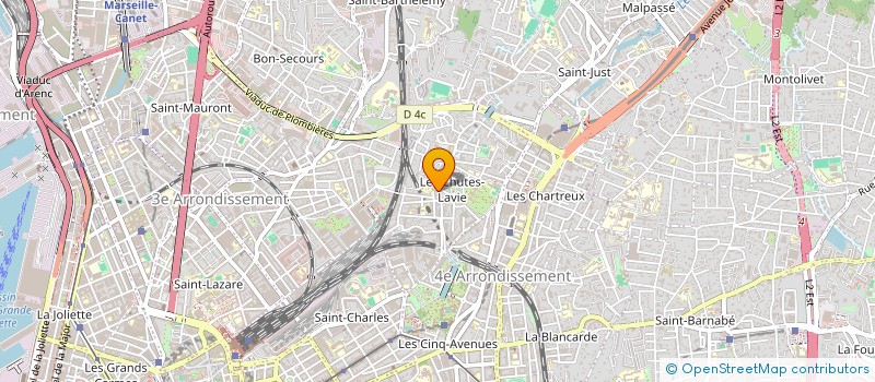 localisation de l'entreprise MONSIEUR AHMED HADDAD  MARSEILLE