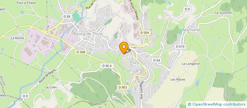 localisation de l'entreprise MONSIEUR AHMED HADJAB  THIZY-LES-BOURGS