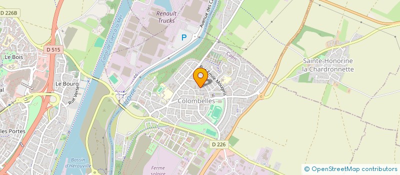 localisation de l'entreprise MONSIEUR AHMED HADJI  COLOMBELLES