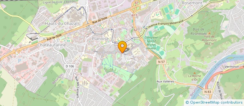 localisation de l'entreprise MONSIEUR AHMED HADJI à BESANCON