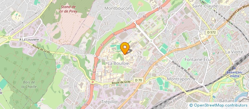 localisation de l'entreprise MONSIEUR AHMED HADJOUDJ à BESANCON