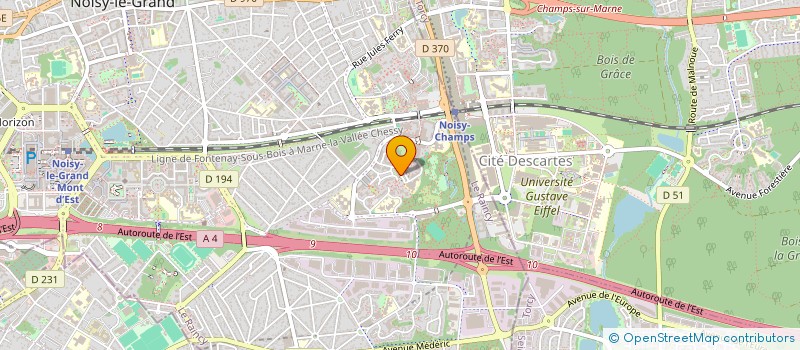 localisation de l'entreprise MONSIEUR AHMED HADOUCH  NOISY-LE-GRAND