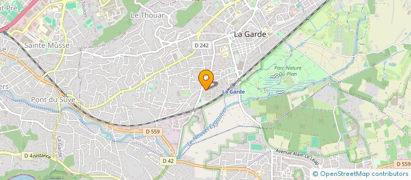 localisation de l'entreprise MONSIEUR AHMED HAFSI  LA GARDE