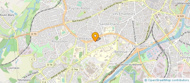 localisation de l'entreprise MONSIEUR AHMED HAGANI à LIMOGES