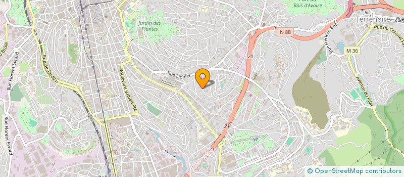 localisation de l'entreprise MONSIEUR AHMED HALIMI  SAINT-ETIENNE